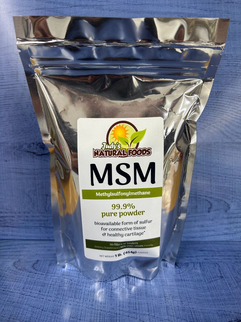 Judys Natural Foods MSM Powder 1 pound