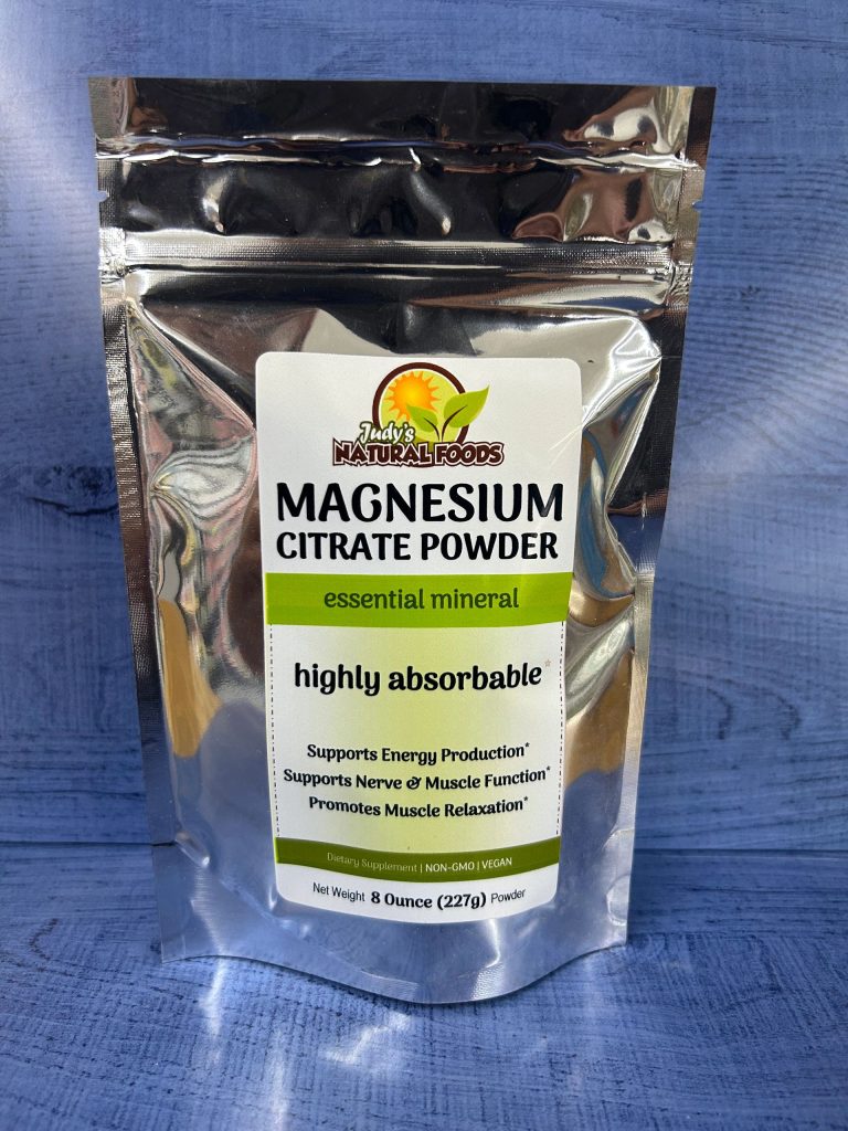 Judys Natural Foods Magnesium Citrate Powder