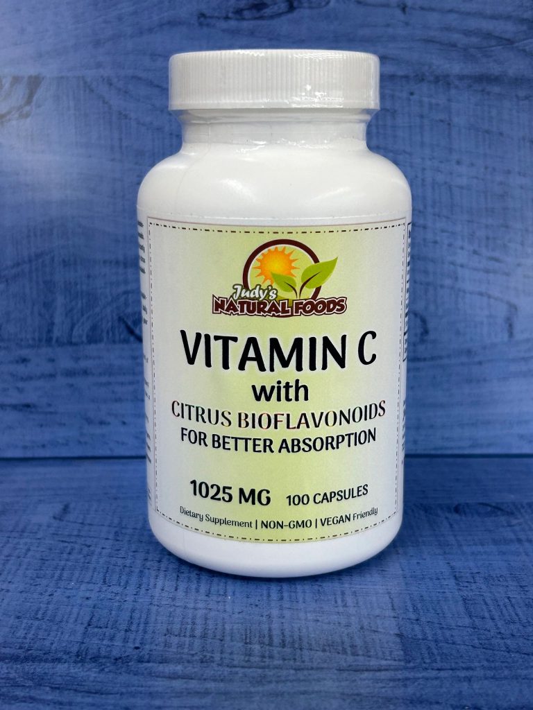Judys Natural Foods Vitamin C w/ Bioflavonoids 1025mg 100 Capsules