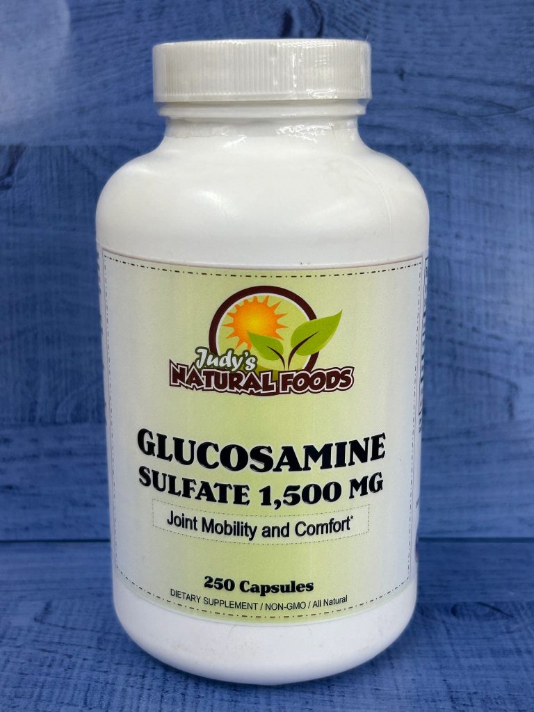 Judys Natural Foods Glucosamine Sulfate 1500mg 250 Capsules