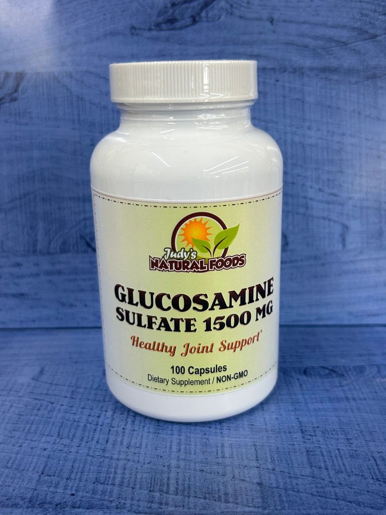 Judys Natural Foods Glucosamine Sulfate 1500mg 100 Capsules