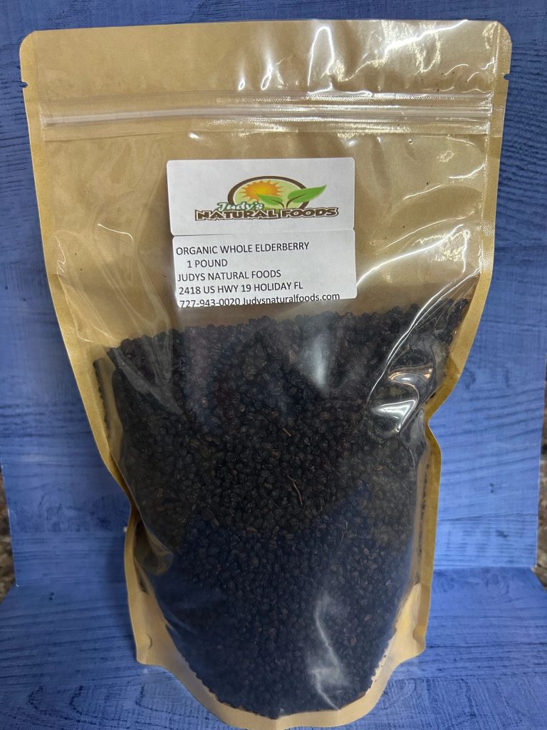 Organic Whole Elderberry 1 pound