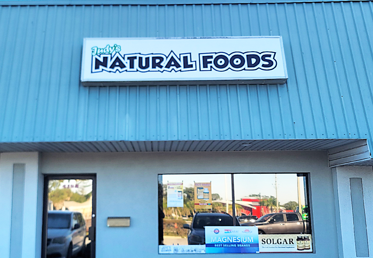 Judys Health Foods New Store Front